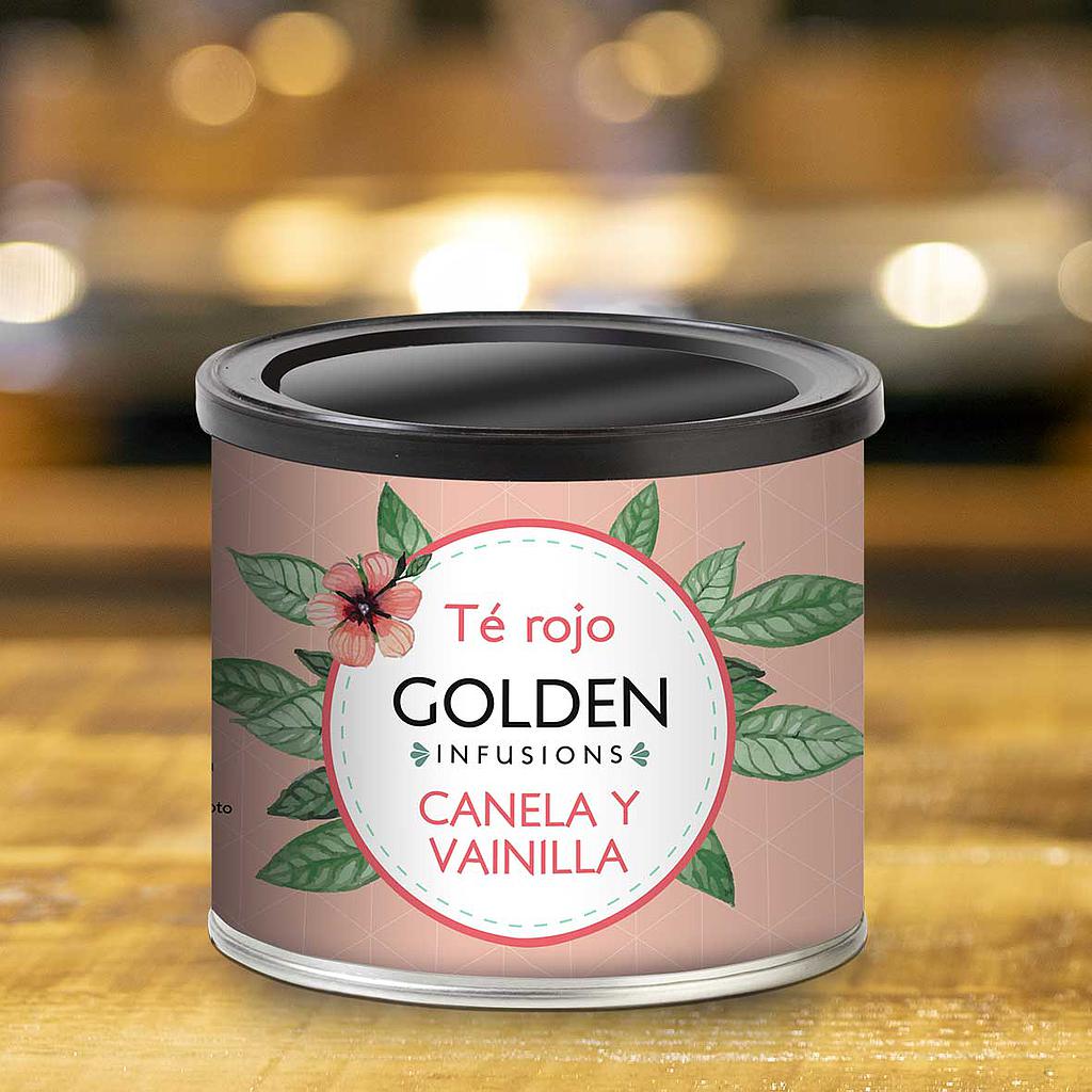 TE ROJO · CANELA Y VAINILLA - Golden Infusions (100g)
